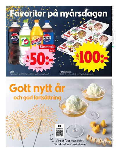 ICA Nära reklamblad i vecka 1 sida 8