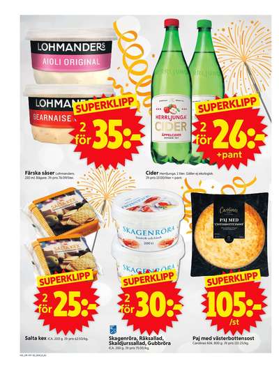 ICA Supermarket reklamblad i vecka 1 sida 2