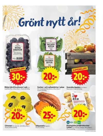 ICA Supermarket reklamblad i vecka 1 sida 7