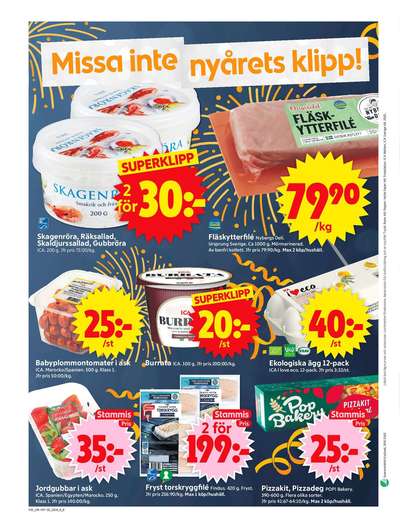 ICA Supermarket reklamblad i vecka 1 sida 10