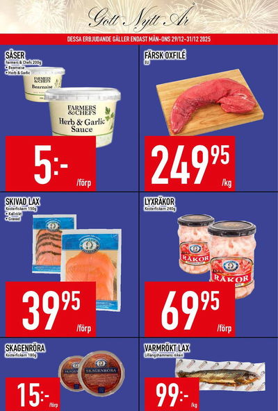 MatDax reklamblad i vecka 1 sida 1