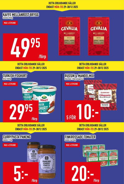 MatDax reklamblad i vecka 1 sida 5