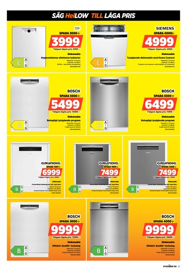 Power reklamblad i vecka 1 sida 27