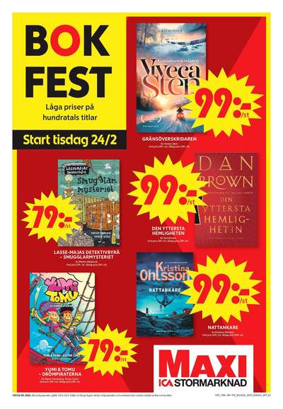 ICA Maxi reklamblad i vecka 10 sida 1