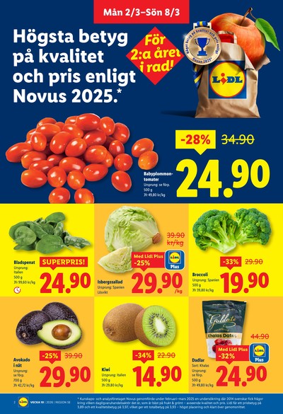 Lidl reklamblad i vecka 10 sida 2