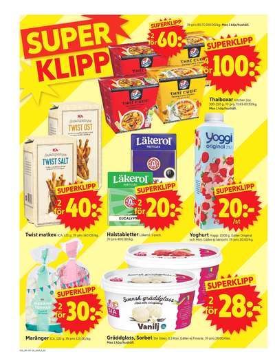 ICA Supermarket reklamblad i vecka 10 sida 2