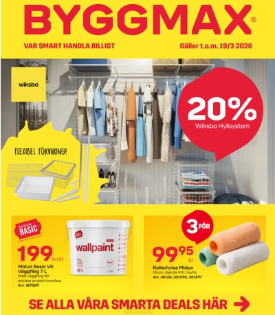 ByggMax reklamblad i vecka 10 sida 1