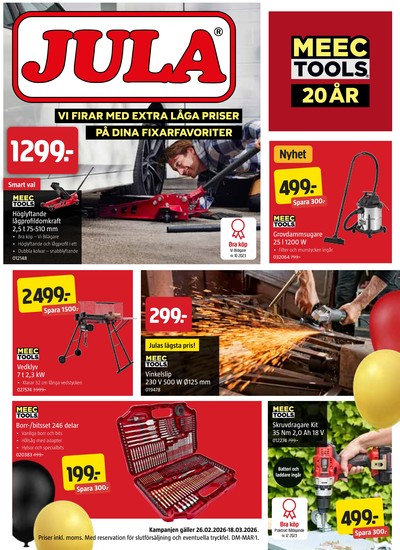 Jula reklamblad i vecka 10 sida 1