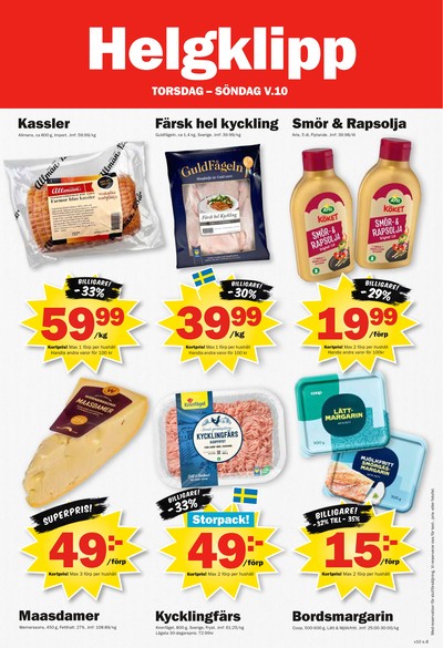 Pekås reklamblad i vecka 10 sida 8