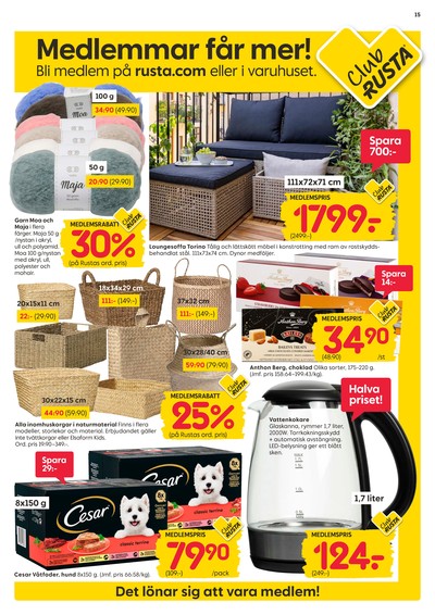 Rusta reklamblad i vecka 10 sida 15