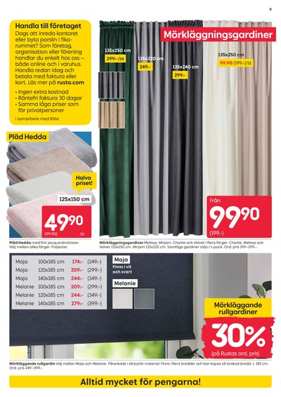 Rusta reklamblad i vecka 10 sida 9