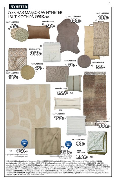 Jysk reklamblad i vecka 10 sida 22