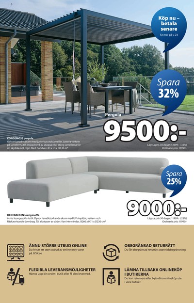 Jysk reklamblad i vecka 10 sida 7