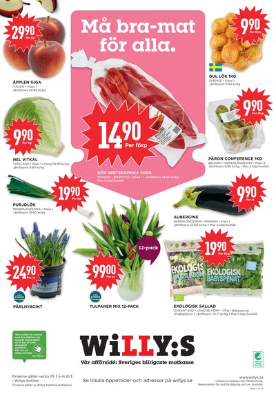 WILLY:S reklamblad i vecka 10 sida 8