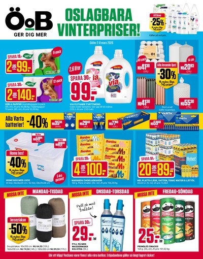 ÖoB reklamblad i vecka 10 sida 1
