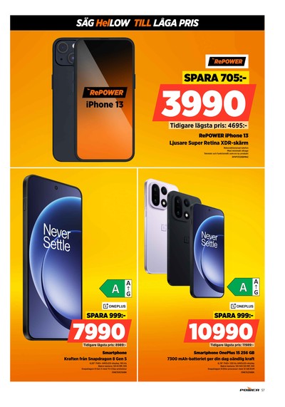 Power reklamblad i vecka 10 sida 57