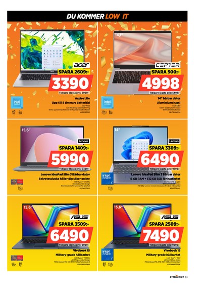 Power reklamblad i vecka 10 sida 63