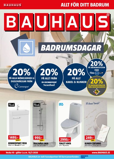 Bauhaus reklamblad i vecka 11 sida 1