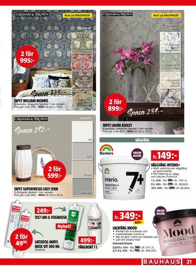 Bauhaus reklamblad i vecka 11 sida 21