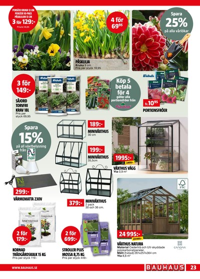 Bauhaus reklamblad i vecka 11 sida 23