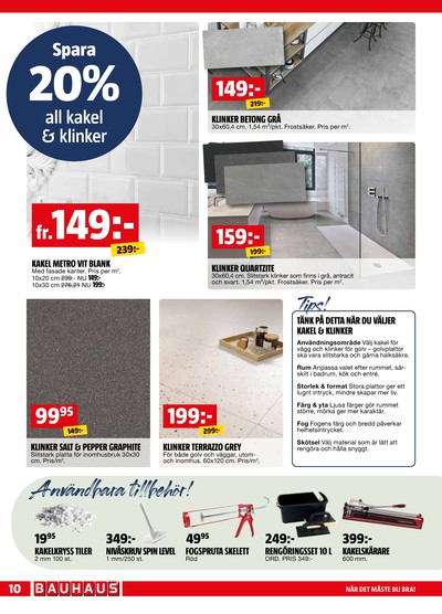 Bauhaus reklamblad i vecka 11 sida 10