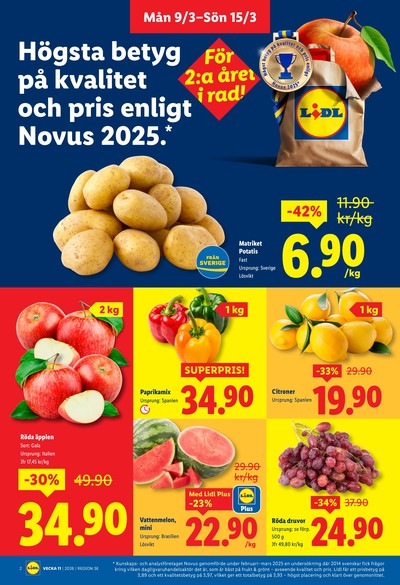 Lidl reklamblad i vecka 11 sida 2