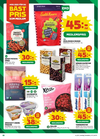 Coop reklamblad i vecka 11 sida 10