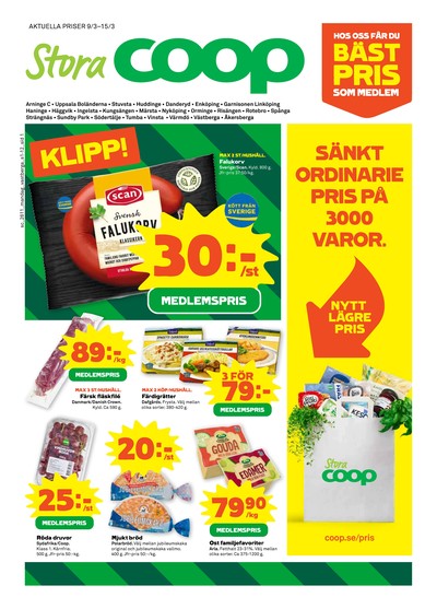 Stora Coop reklamblad i vecka 11 sida 1