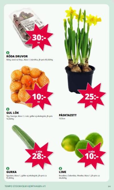 Tempo reklamblad i vecka 11 sida 2