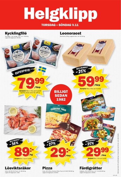 Pekås reklamblad i vecka 11 sida 8
