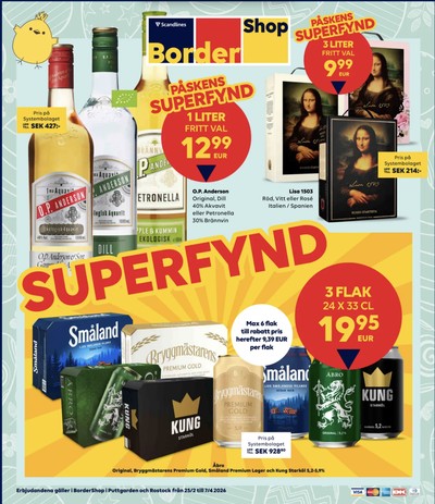 Scandlines Border Shop reklamblad i vecka 12 sida 1