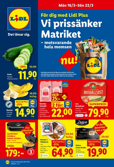 Lidl reklamblad i vecka 12 sida 1