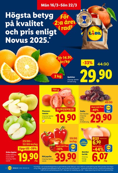 Lidl reklamblad i vecka 12 sida 2