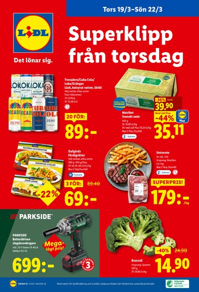 Lidl reklamblad i vecka 12 sida 28