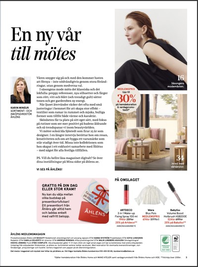Åhlens reklamblad i vecka 12 sida 3