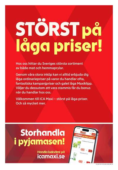 ICA Maxi reklamblad i vecka 12 sida 9