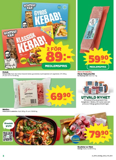 Coop reklamblad i vecka 12 sida 2