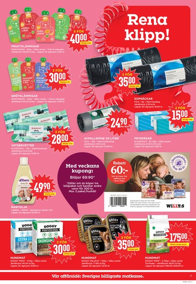 WILLY:S reklamblad i vecka 12 sida 7