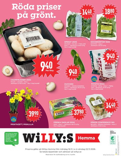 WILLY:S hemma reklamblad i vecka 12 sida 4