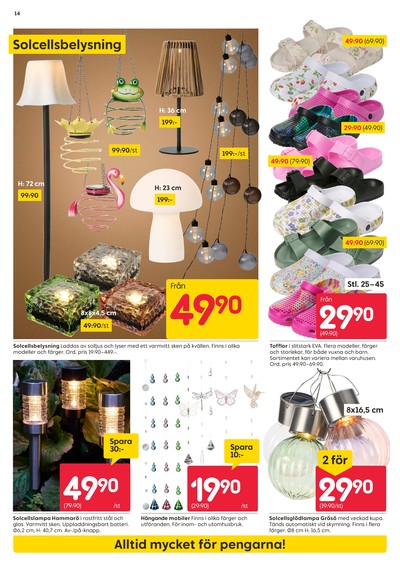 Rusta reklamblad i vecka 12 sida 14