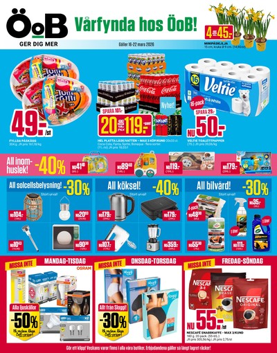 ÖoB reklamblad i vecka 12 sida 1