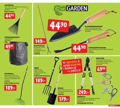 Jem & Fix reklamblad i vecka 12 sida 17