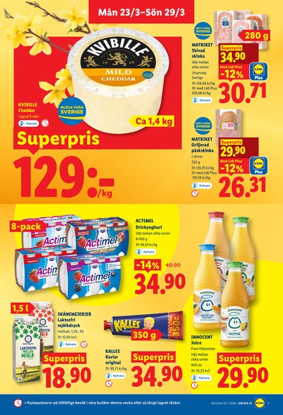 Lidl reklamblad i vecka 13 sida 5