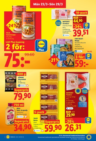Lidl reklamblad i vecka 13 sida 6