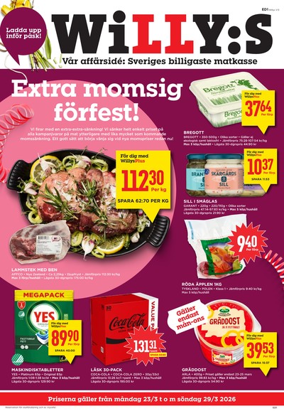 WILLY:S reklamblad i vecka 13 sida 1