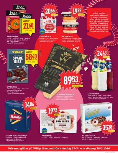WILLY:S hemma reklamblad i vecka 13 sida 3