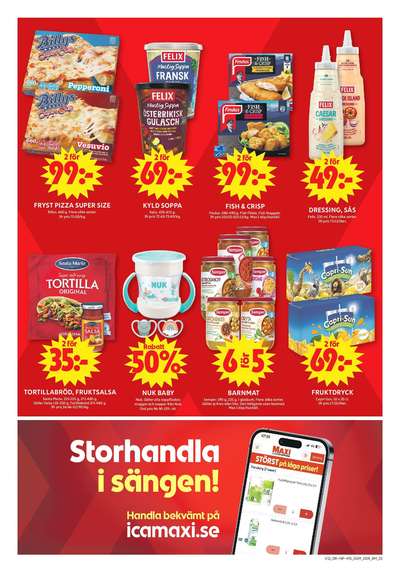 ICA Maxi reklamblad i vecka 13 sida 9