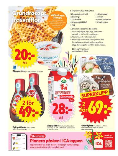 ICA Supermarket reklamblad i vecka 13 sida 8