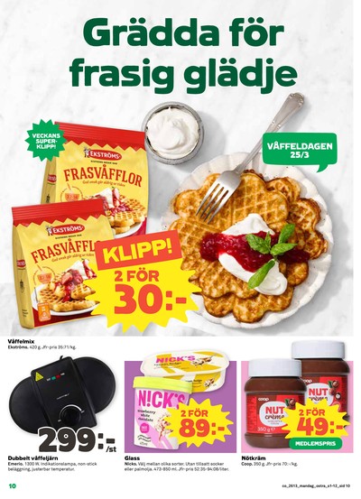 Coop reklamblad i vecka 13 sida 10