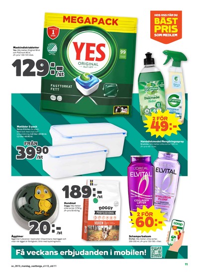 Stora Coop reklamblad i vecka 13 sida 11